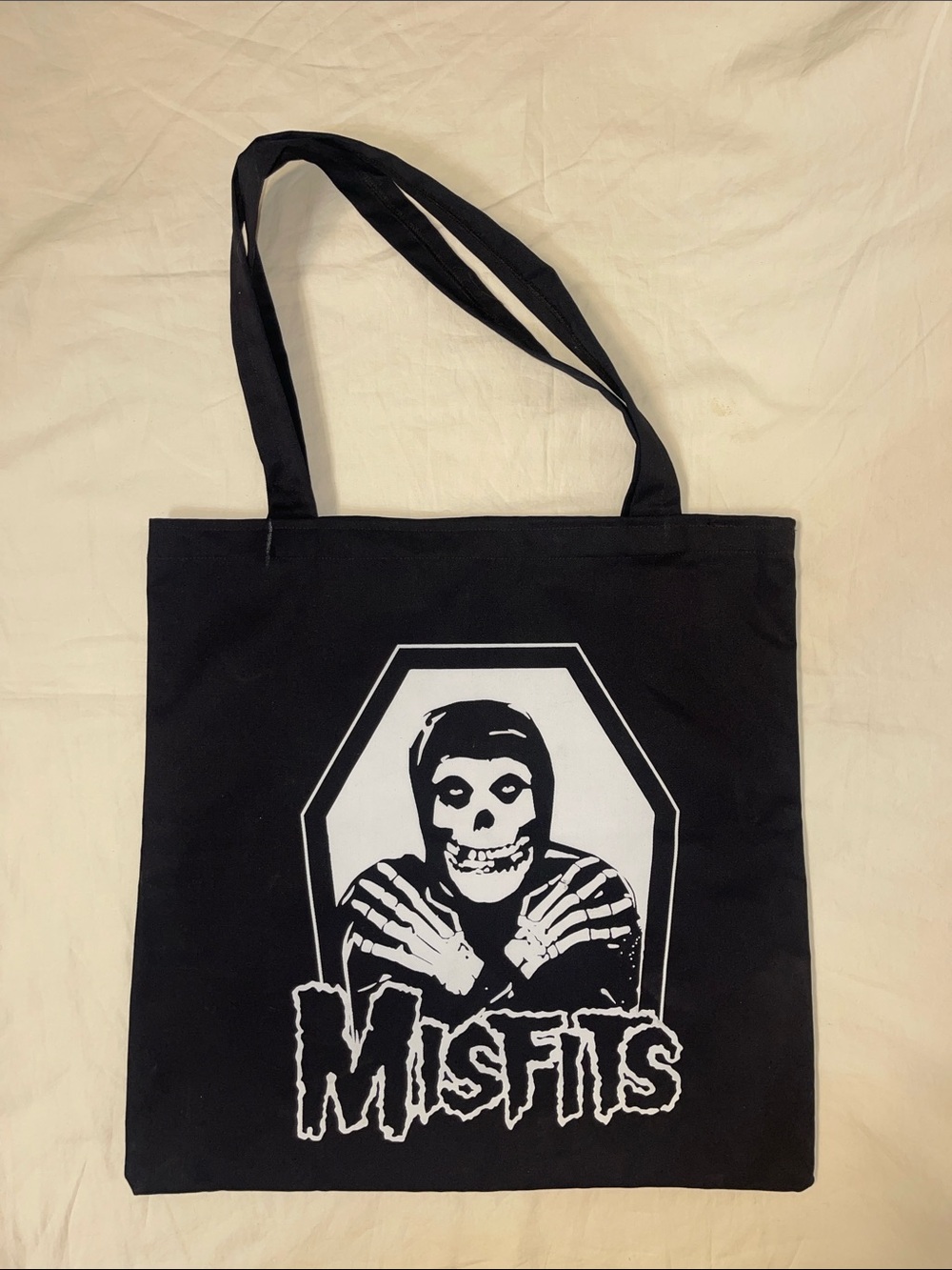 The Misfits Tote Bag in Black - Picture 2 of 5